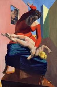prügelnde Madonna-Max Ernst